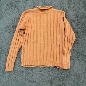 Cozy Tan Turtleneck Sweater
